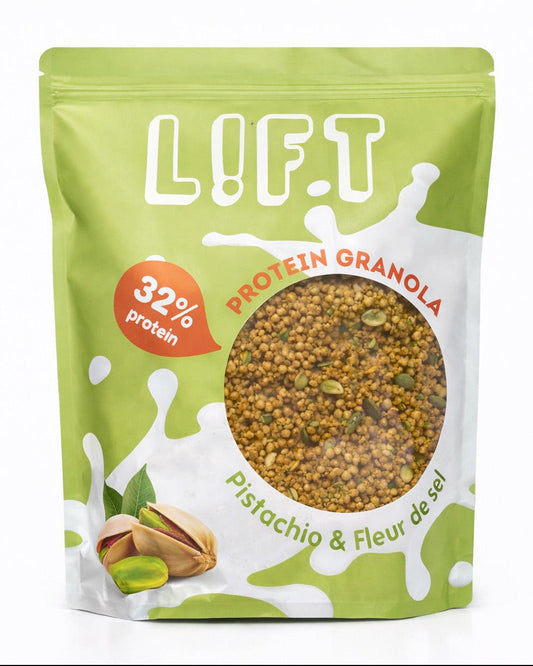 GRANOLA PROTÉINÉ – Pistache & fleur de sel