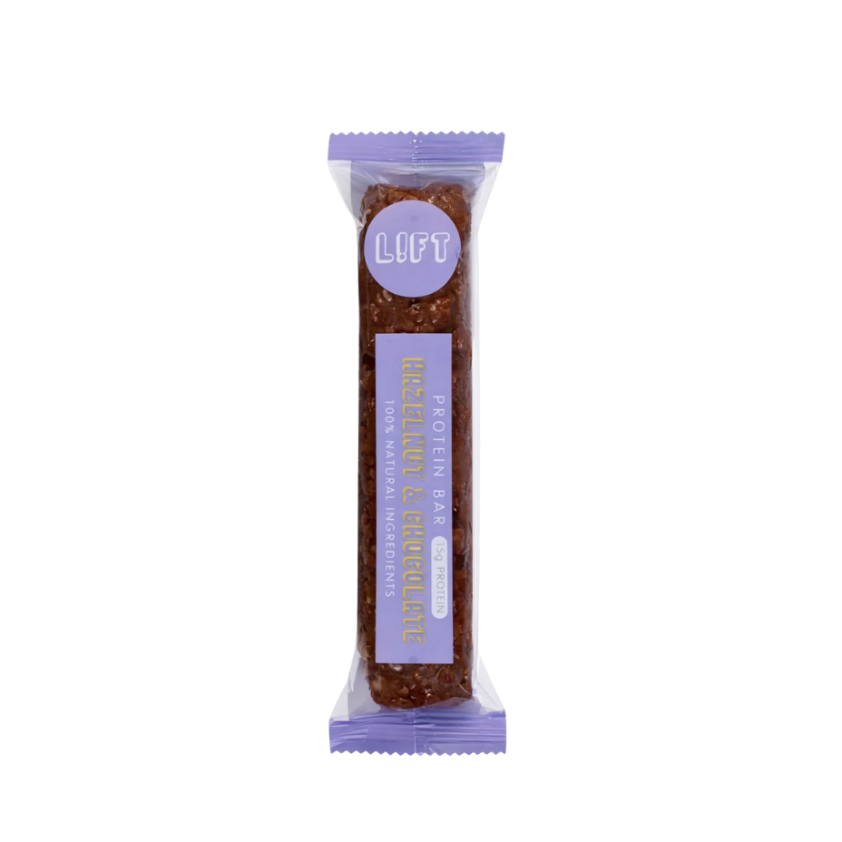 BARRE PROTÉINÉE – Noisette & Chocolat