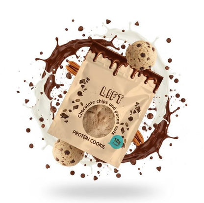 COOKIE PROTÉINÉ – Noix de pécan & pépites de chocolat