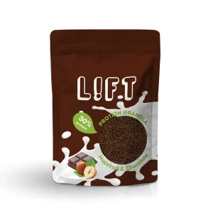 GRANOLA PROTÉINÉ – Noisette & chocolat